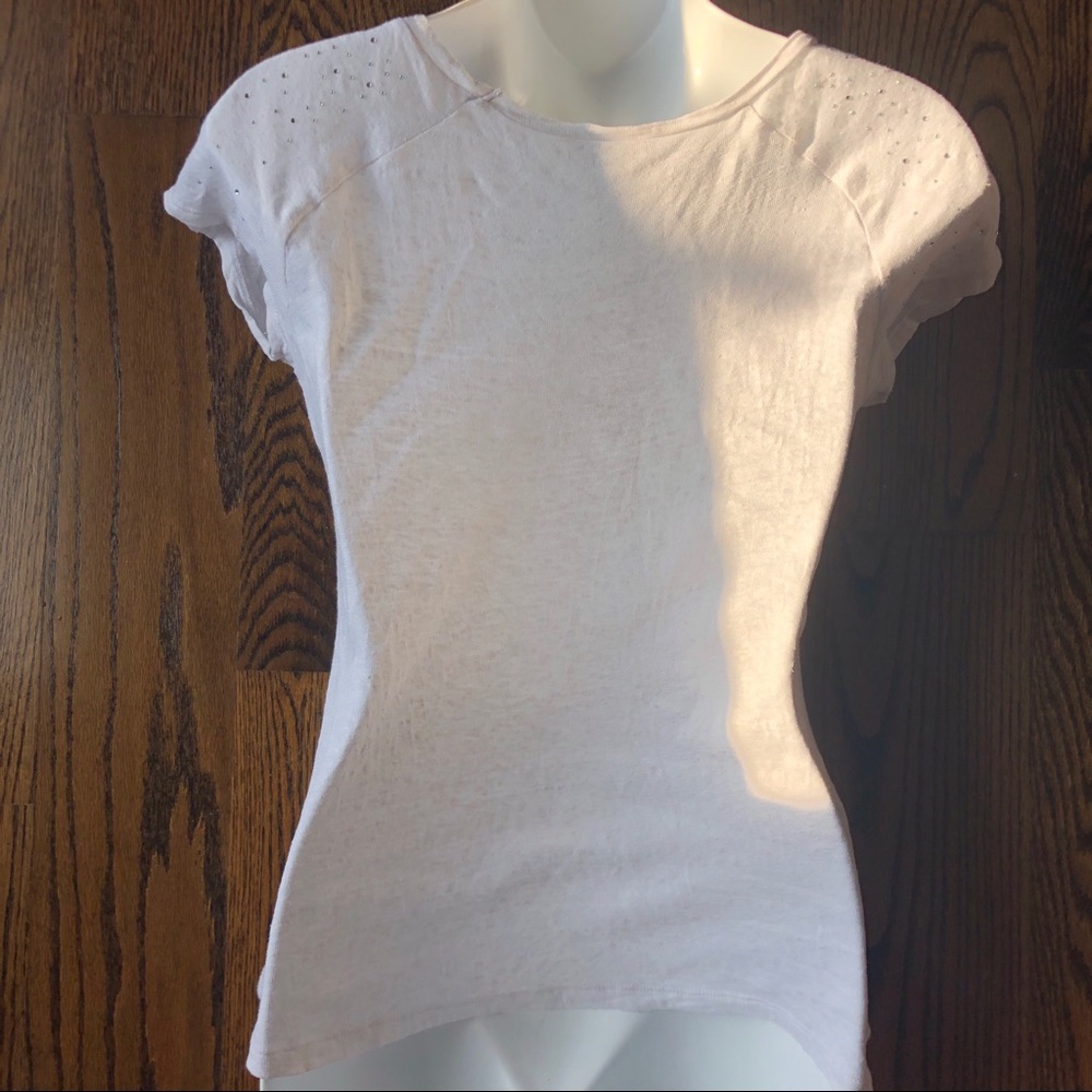 Kische Slub Knit Sparkle Sleeves w Scoop Neck M - Picture 6 of 8